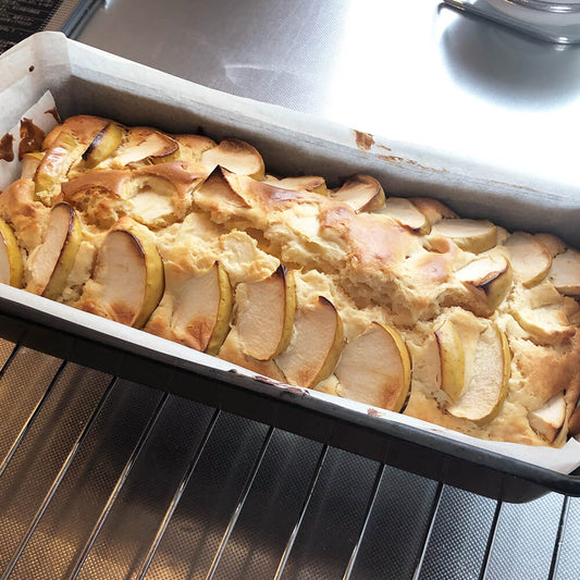 パンケーキミックスで簡単りんごとクリームチーズのパウンドケーキのレシピ