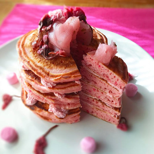 桜ピンクパンケーキ
