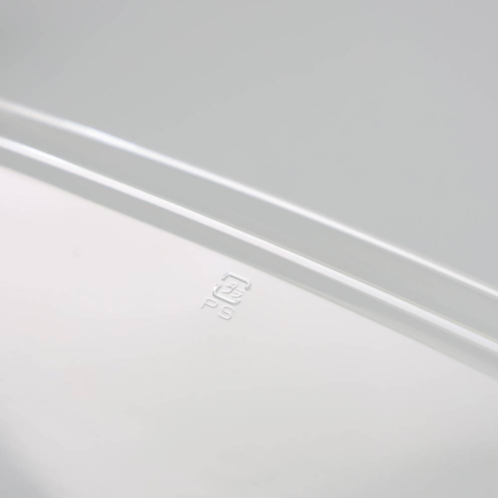 バガス 再生紙製容器用フタ SBT パルプ6区切りトレイ(240×181×25mm)用 蓋 フタ PP ふた 400枚セット 防曇蓋 お弁当容器 弁当(サトウキビの搾りカスから再生された堆肥可能なパルプ製)業務用 大容量 (メーカー直送品)