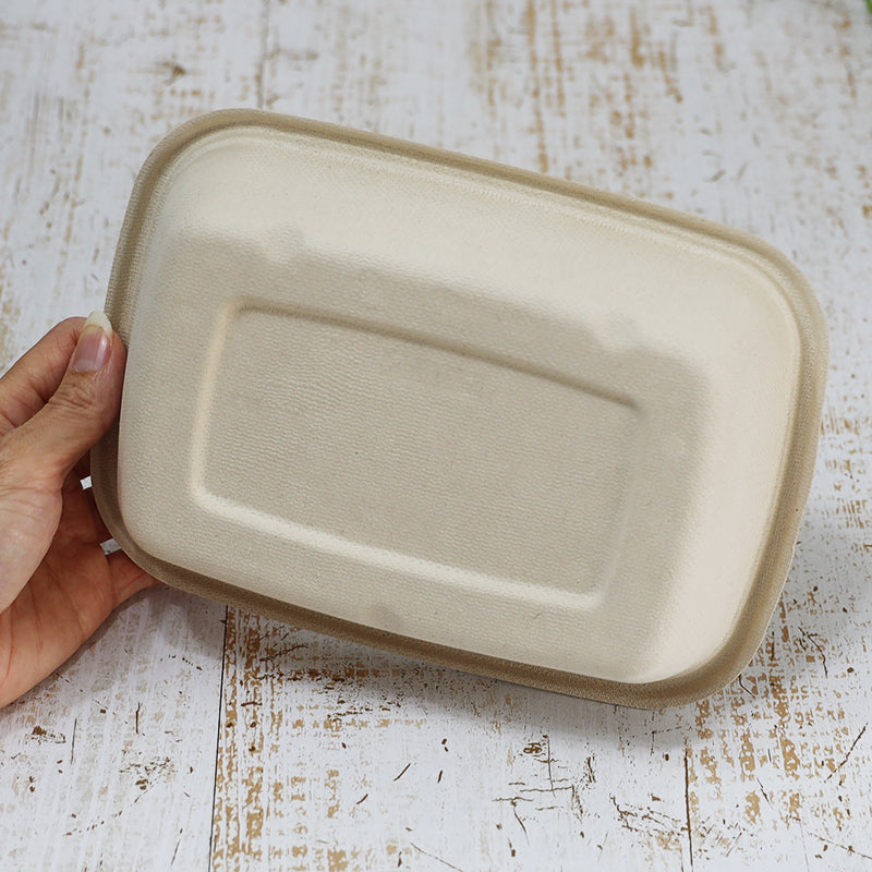 Sabert セイバート バガス 再生紙製容器 SBT-21.5×15.8cm パルプトレイ 300個セット(サトウキビの搾りカスから再生された堆肥可能なパルプ製)業務用 大容量 (メーカー直送品)