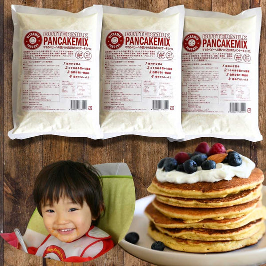 ウルトラミックス 北海道産バターミルク パンケーキ ミックス 500g トランス脂肪酸フリー アルミニウムフリー膨張剤使用