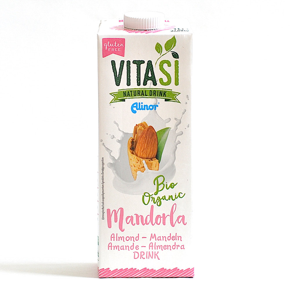 ビタシ オーガニック アーモンドミルク 1L (1,000ml)× 10本セット VITASI Alinor spa 有機 有機JAS認定 ノンシュガー 1L オーガニック 植物ドリンク(メーカー直送 離島・沖縄除く)