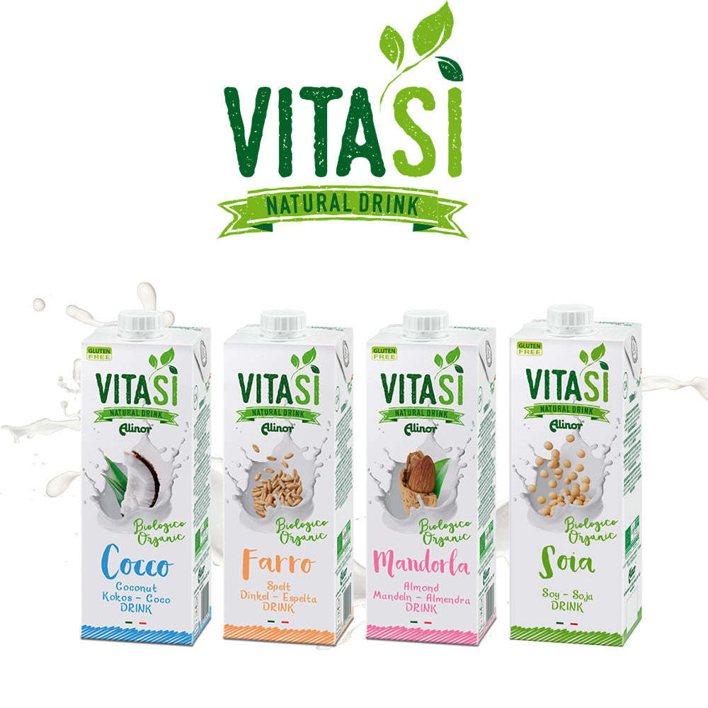 ビタシ オーガニック ソイミルク 1L (1,000ml)× 10本セット VITASI Alinor spa 有機 有機JAS認定 豆乳 ノンシュガー 1L オーガニック 植物ドリンク(メーカー直送 離島・沖縄除く)