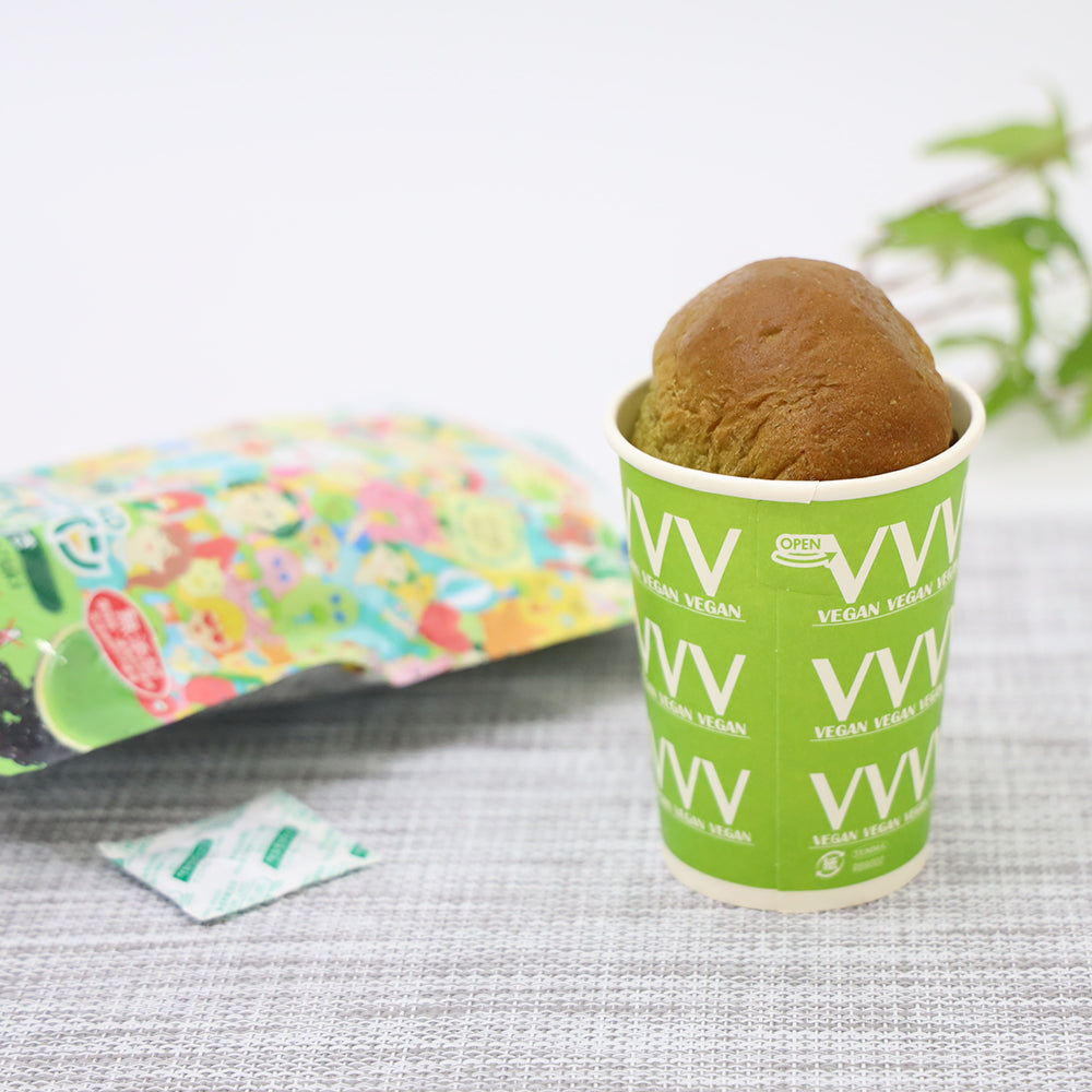 賞味期限5年のパン 30個セット Vエイドパン 抹茶クロレラ&あずき VM30 防災パン 保存食 防災食 ヴィーガン対応 保存料、着色料、化学調味料、添加物も不使用