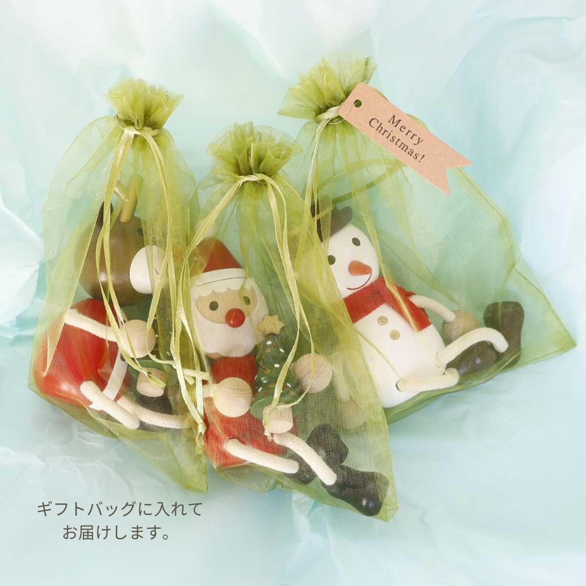 クリスマス 飾り ハラチキ Hracky チェコ産 木の人形 木の人形 ツリー 3点セット クリスマス 【正規品】 サンタクロース トナカイ スノーマン チェコ産 木製人形 クリスマス プレゼント ギフト 装飾