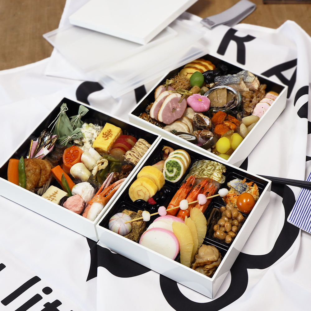 手塗り仕上げ ウルトラミックス スノーホワイト3段重箱三段重 日本製 Snow white lunch box ランチボックスおしゃれ 日本製 オールインワン ホワイトセット