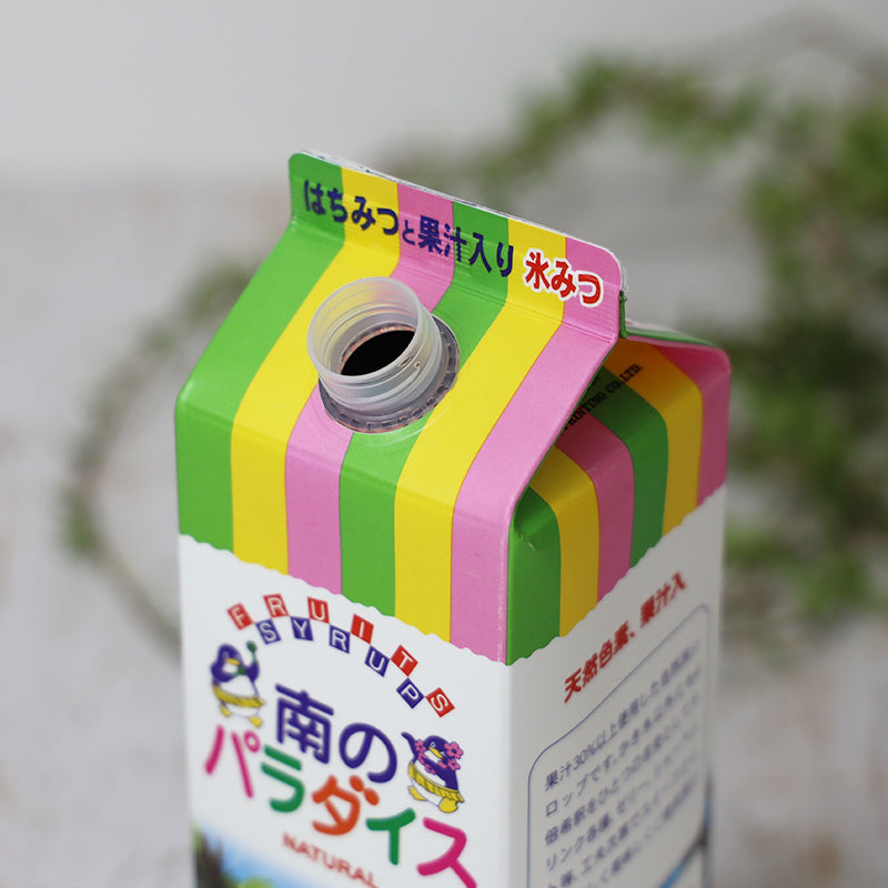天然着色料のかき氷シロップ1L×12本セット いちご6本+マンゴー6本 (果汁入り・保存料不使用) 業務用 果汁を30%以上使用 合成着色料や保存料不使用の自然派シロップ