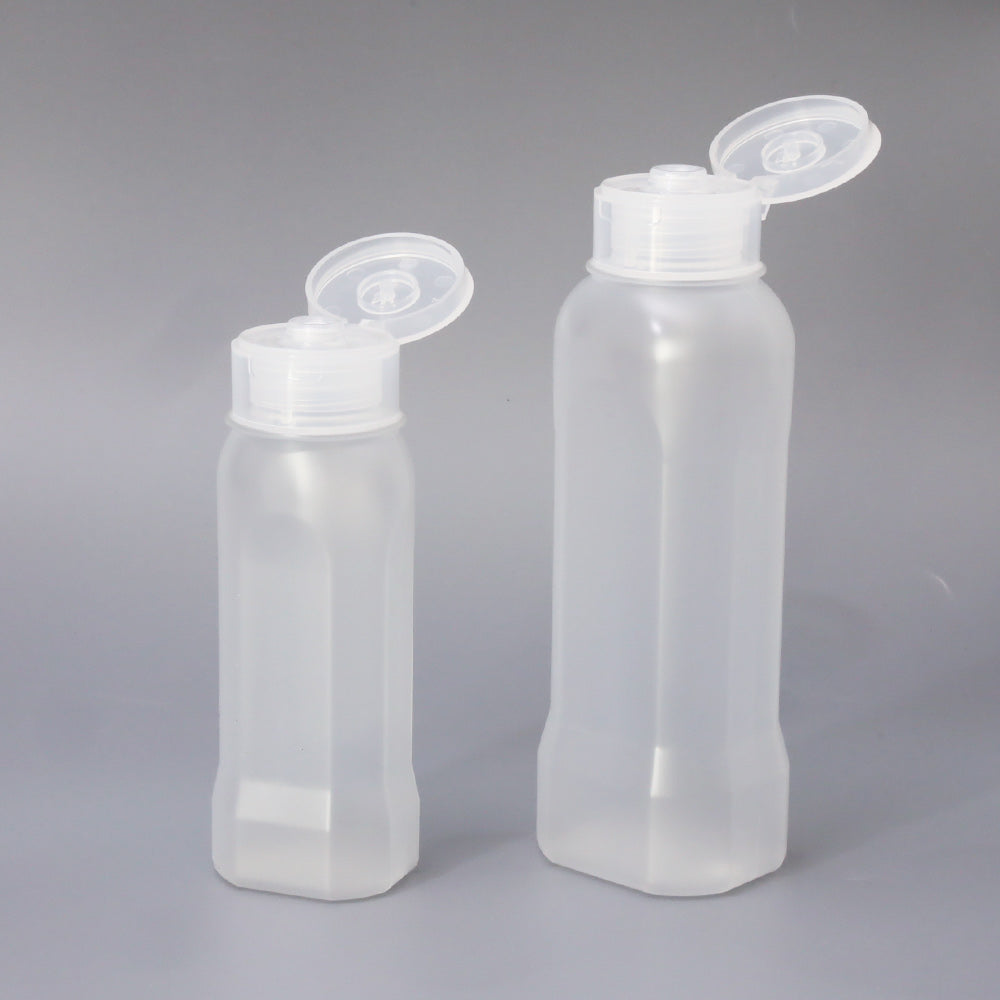 はちみつボトル 容器 下向き自立ボトル 無地 蓋つき 180ml198個セット 【メーカー直送】業務用 ケチャップボトル チョコソース メープルシロップ 蜂蜜 倒立 ボトル キャップ付き