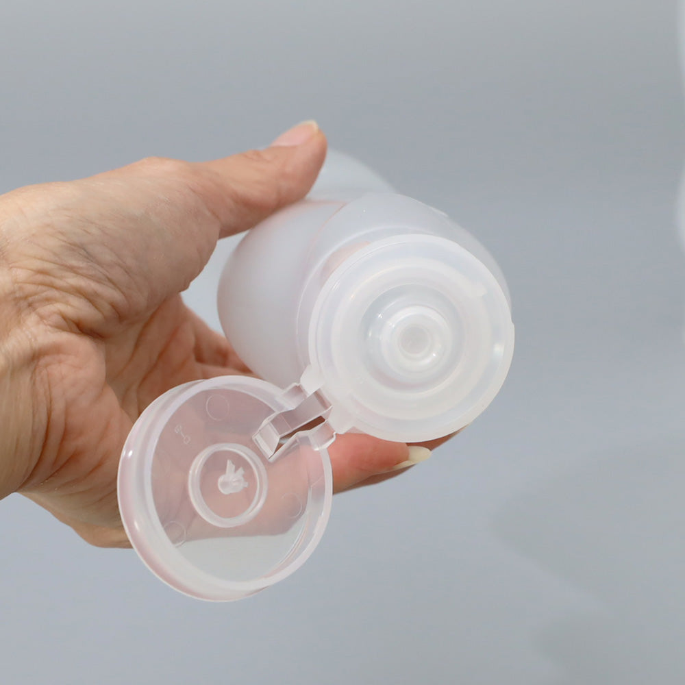 はちみつボトル 容器 下向き自立ボトル 型押しザイン入り 蓋つき 360ml 126個セット【メーカー直送】業務用 ケチャップボトル チョコソース メープルシロップ 蜂蜜 倒立 ボトル キャップ付き