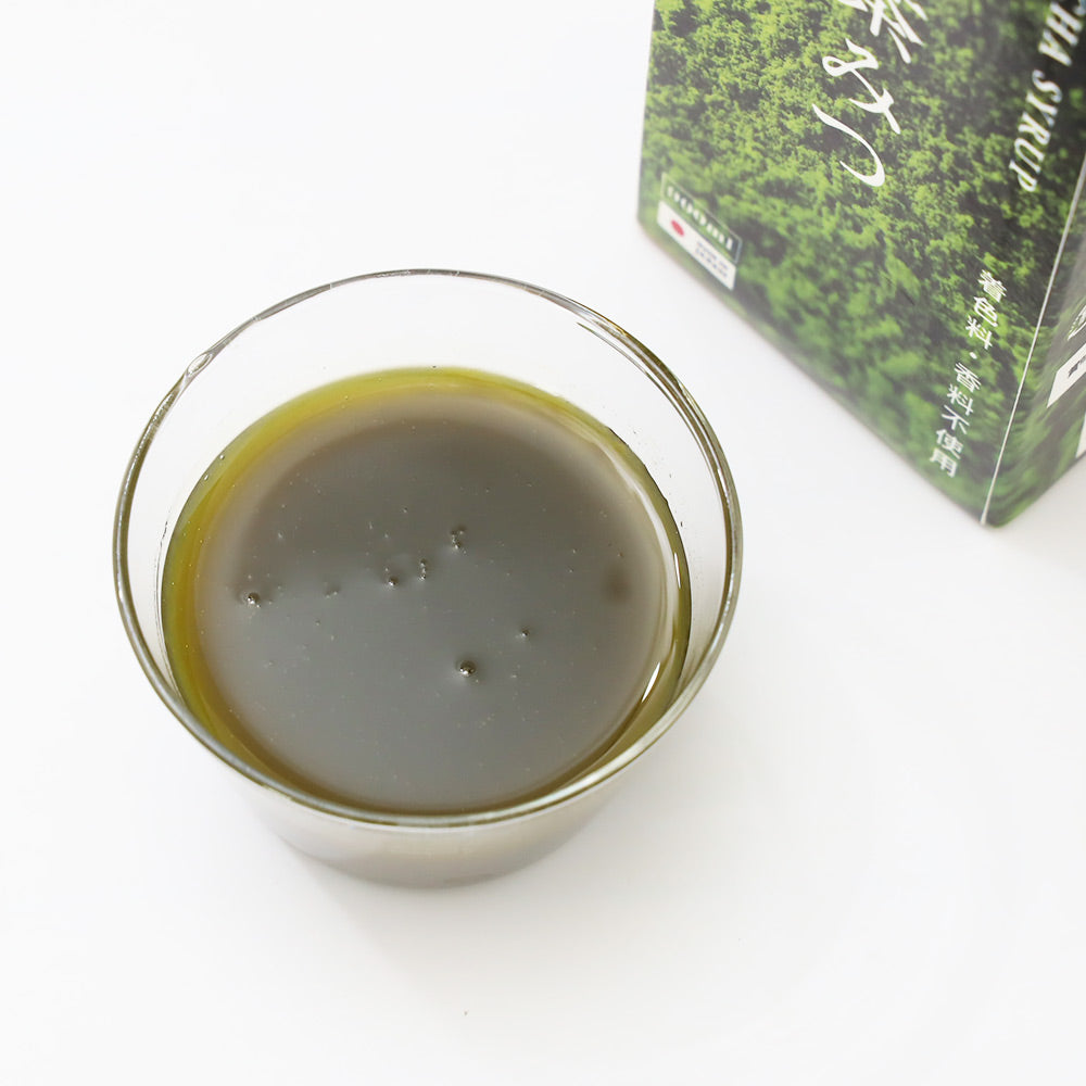 宇治抹茶の氷みつ 900ml宇治抹茶入り かき氷シロップ 香料・着色料・保存料不使用 抹茶 宇治 デザートシロップ 業務用 プロ用