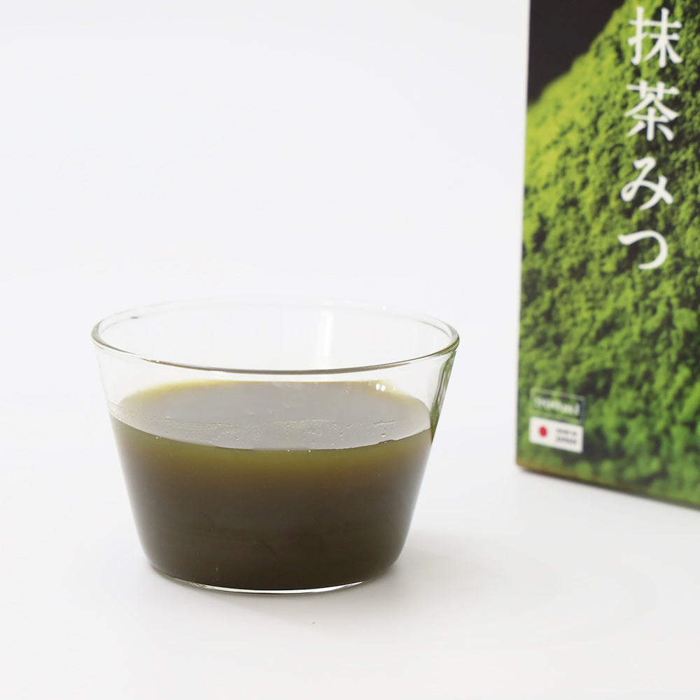 宇治抹茶の氷みつ 900ｍｌ宇治抹茶入り かき氷シロップ 香料・着色料・保存料不使用 抹茶 宇治 デザートシロップ 業務用 プロ用