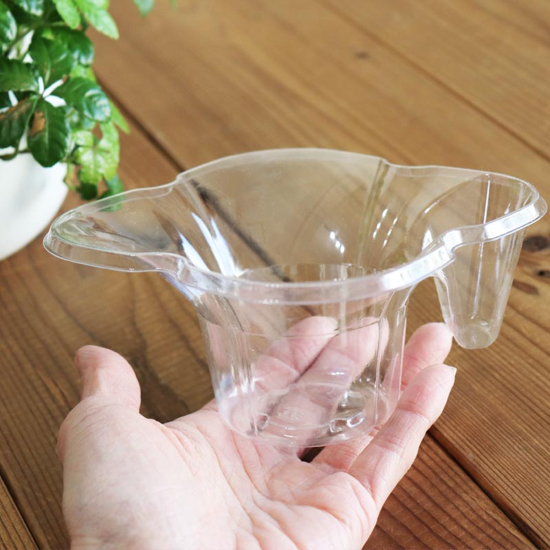 送料無料 業務用かき氷用プラカップ 持ち手付きカップ フィオーレ(1,200個入り)【メーカー直送】 花型 業務用使い捨て食器 うつわ お祭り 氷カップ 学園祭 文化祭 こども祭り 盆祭り