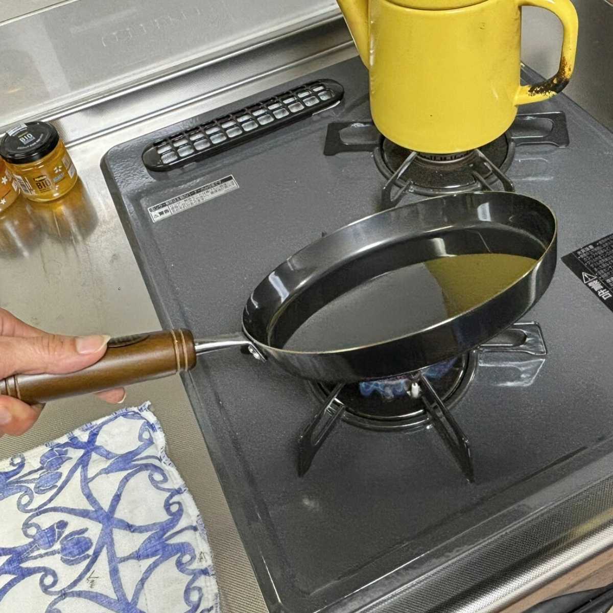 ウルトラミックス パンケーキ専用 鉄フライパン 20cm 有機フッ素化合物(PFAS)不使用 錆防止加工済 から焼き不要 PFASフリー