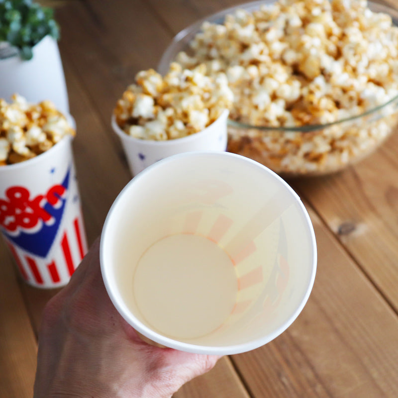 送料無料 USAポップコーンカップ アメリカン 18オンス 545ml 500枚入 Mサイズ 円筒形 カップ型 ポップコーンケース テイクアウト