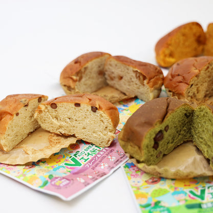 賞味期限3か月90日のパン 60個（6種×10個）セット Vエイドパン 防災パン 保存食 防災食 ヴィーガン対応  保存料、着色料、化学調味料、添加物も不使用