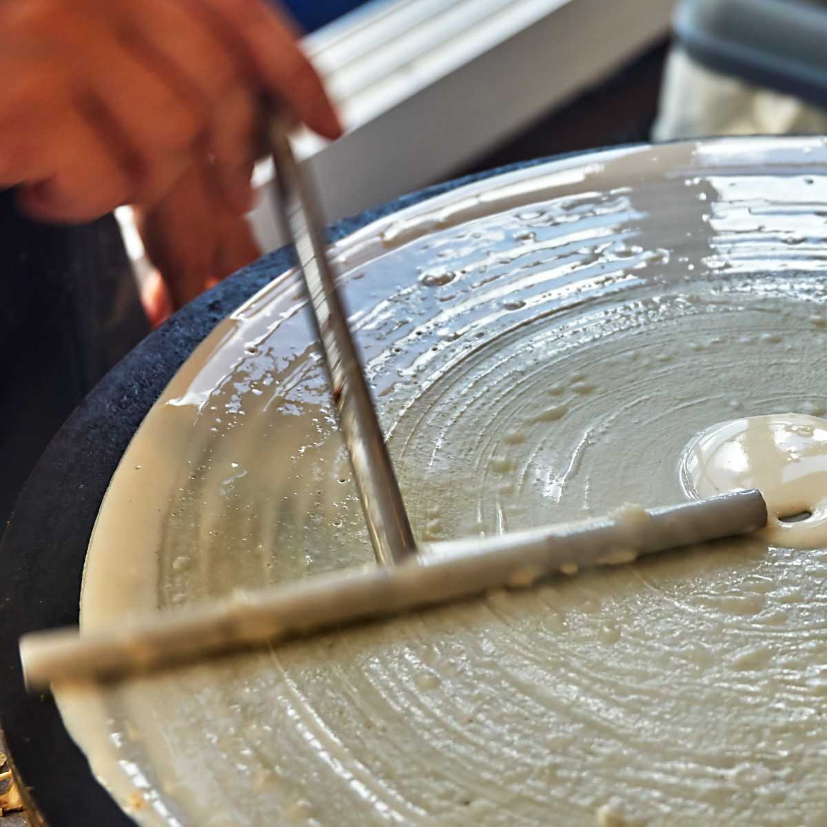 Cultural Festival Handmade Crepe Set for 180 People, Comes with Crepe Wrapping Paper, Flour, Dough, Commercial Use, Wrapping Paper