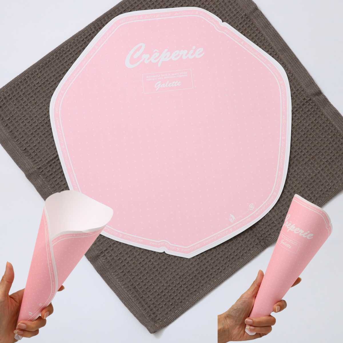 Cultural Festival Handmade Crepe Set for 180 People, Comes with Crepe Wrapping Paper, Flour, Dough, Commercial Use, Wrapping Paper
