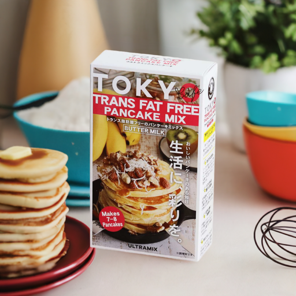 ULTRAMIX Tokyo cafe pancake mix 200ｇ Healthy, wholesome, baby food-friendly pancakes. Aluminum-free, trans fatty acid-free.　